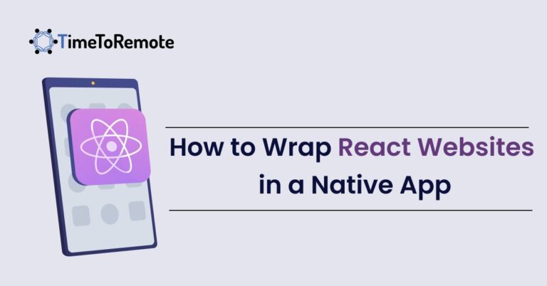how to wrap react website in a native app