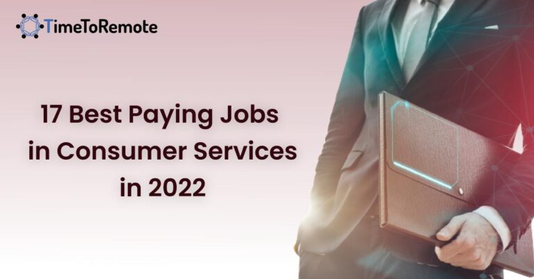 best paying jobs in consumer services.